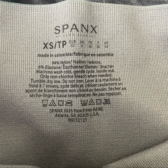 SPANX NWT LOOK AT ME NOW HIGH RISE SEAMLESS LEGGINGS HEATHER CAMO EXTRA SMALL - Picture 8 of 8